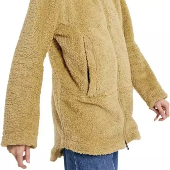 NWT Burton Minxy Sherpa Full Zip Hooded Black Jacket - Picture 3 of 6